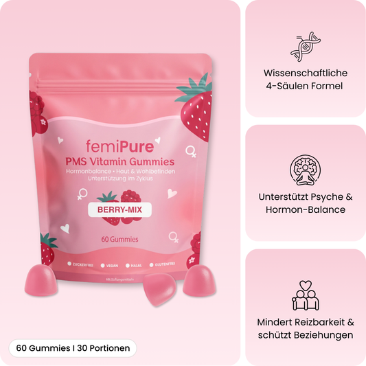 femiPure – PMS Hormon-ie für deinen Zyklus